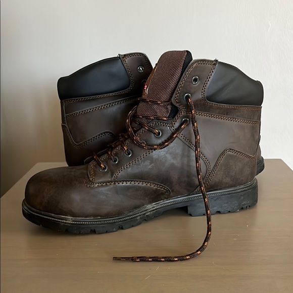 EUC Brahma Boot Men\'s Brown Steel toe Work Boots main image 7